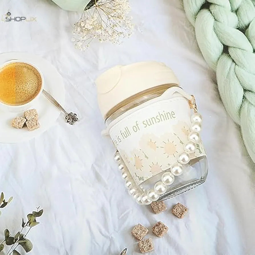 PEARL HANDLE GLASS MUG