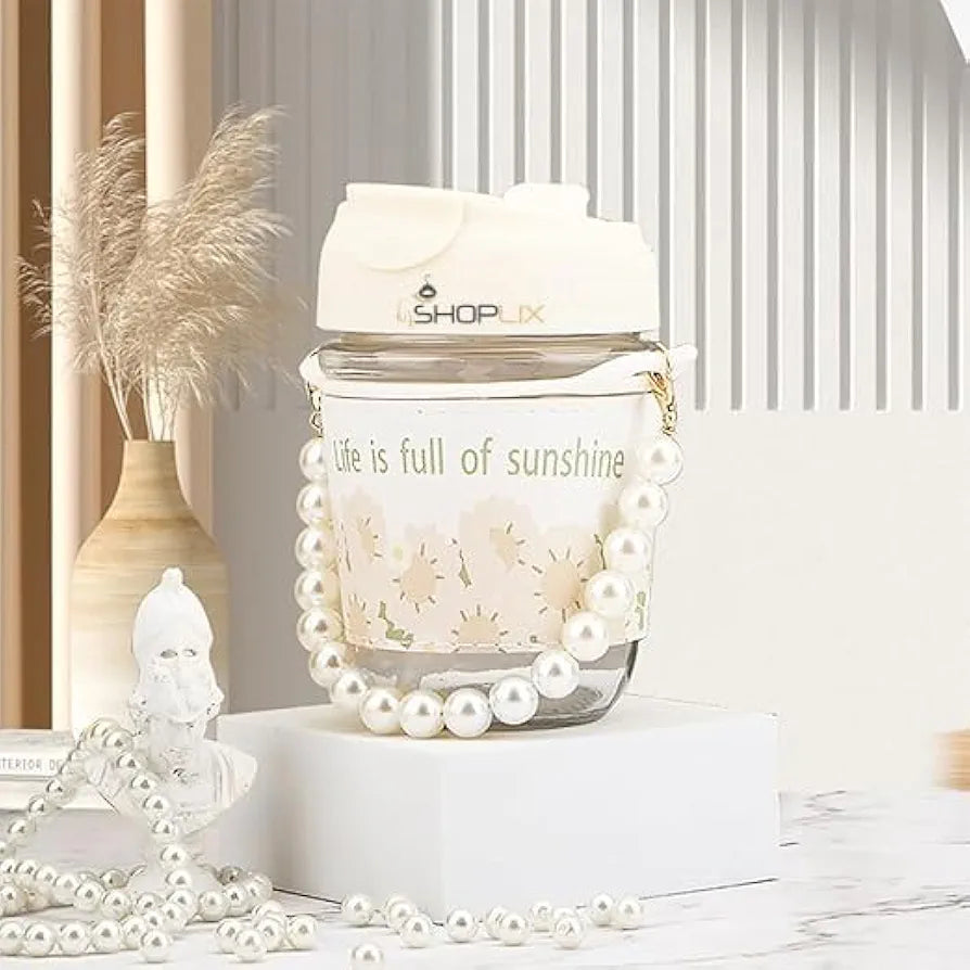 PEARL HANDLE GLASS MUG