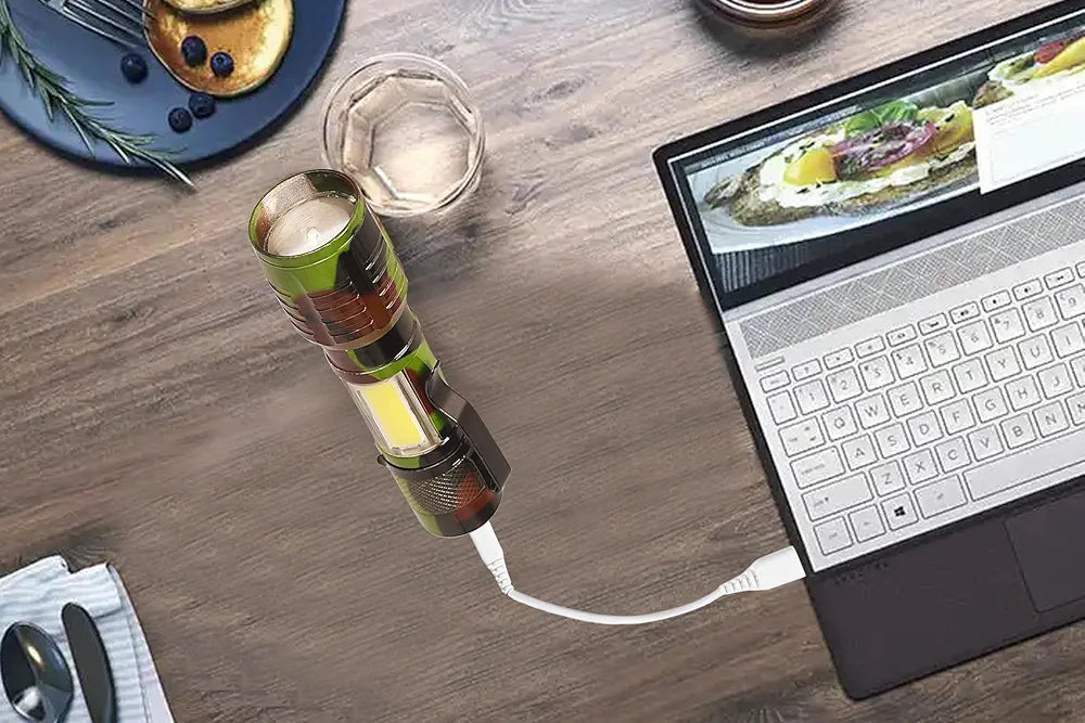 MINI RECHARGEABLE USB POCKET TORCH LIGHT