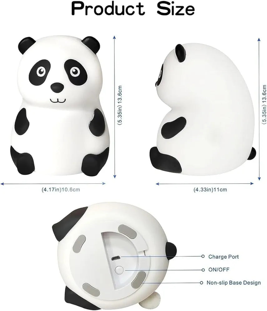 PANDA SLICONE NIGHT LIGHT