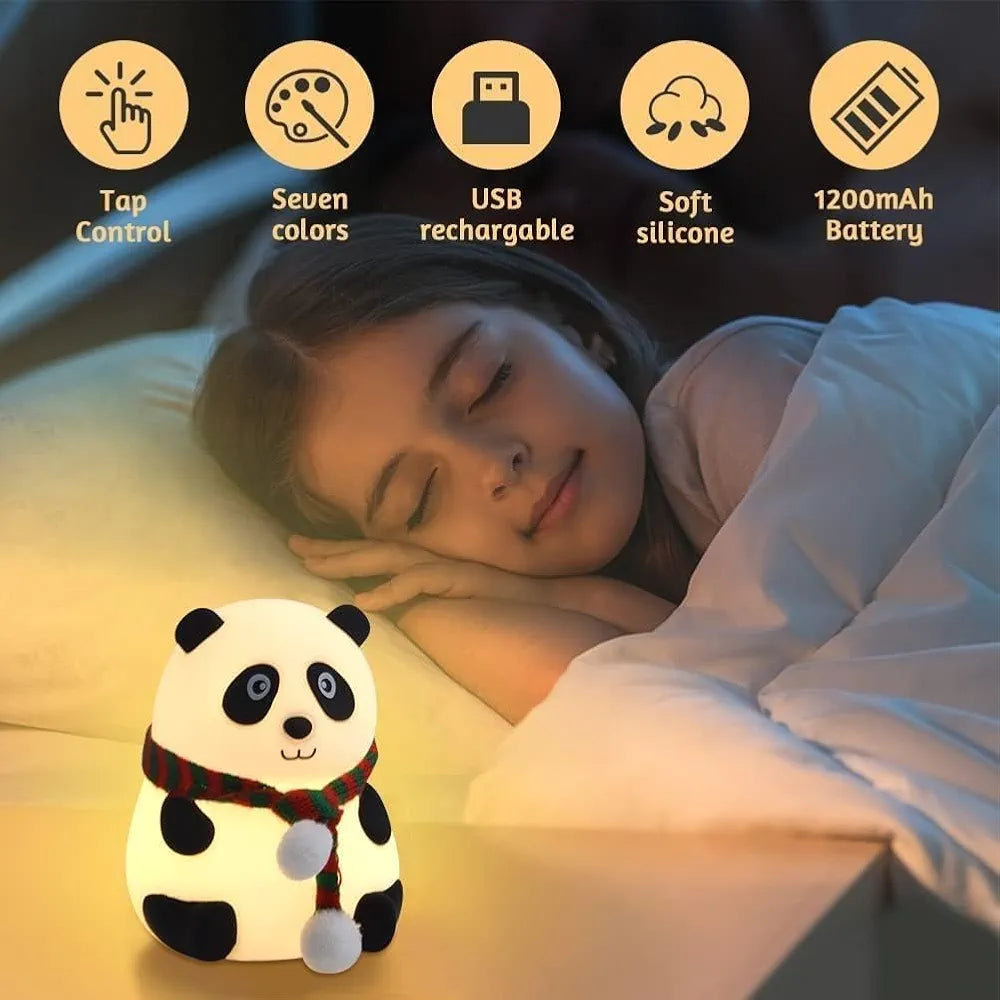 PANDA SLICONE NIGHT LIGHT