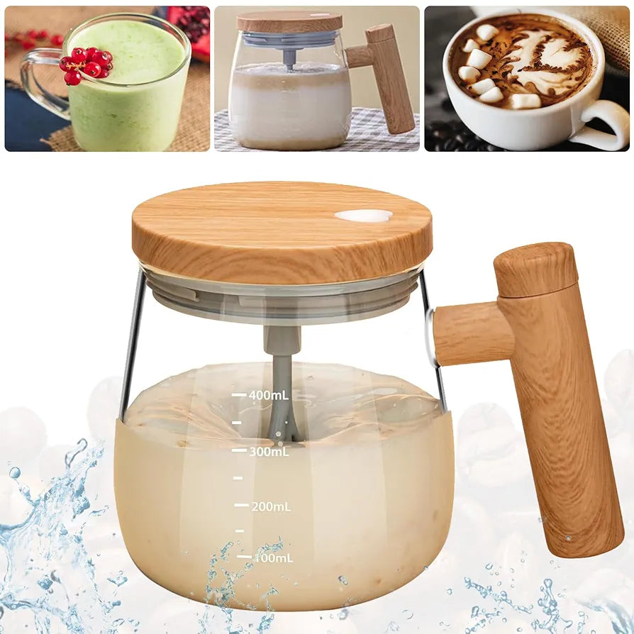 AUTOMATIC MIXING BLENDER GLASS CUP