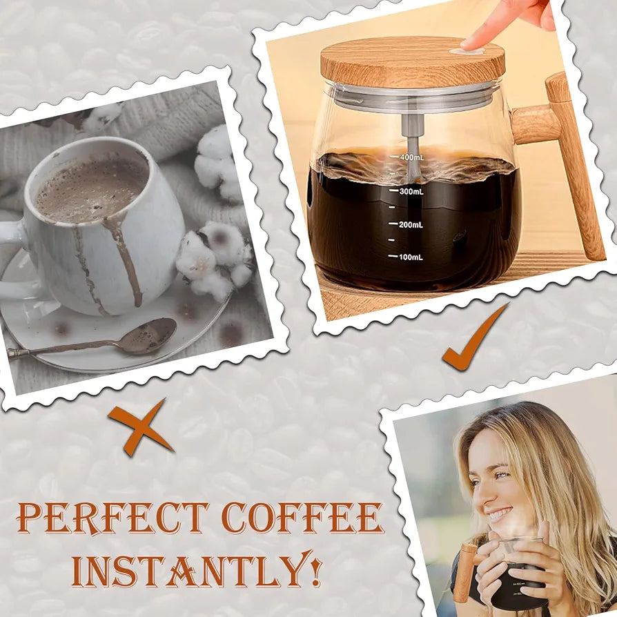 AUTOMATIC MIXING BLENDER GLASS CUP