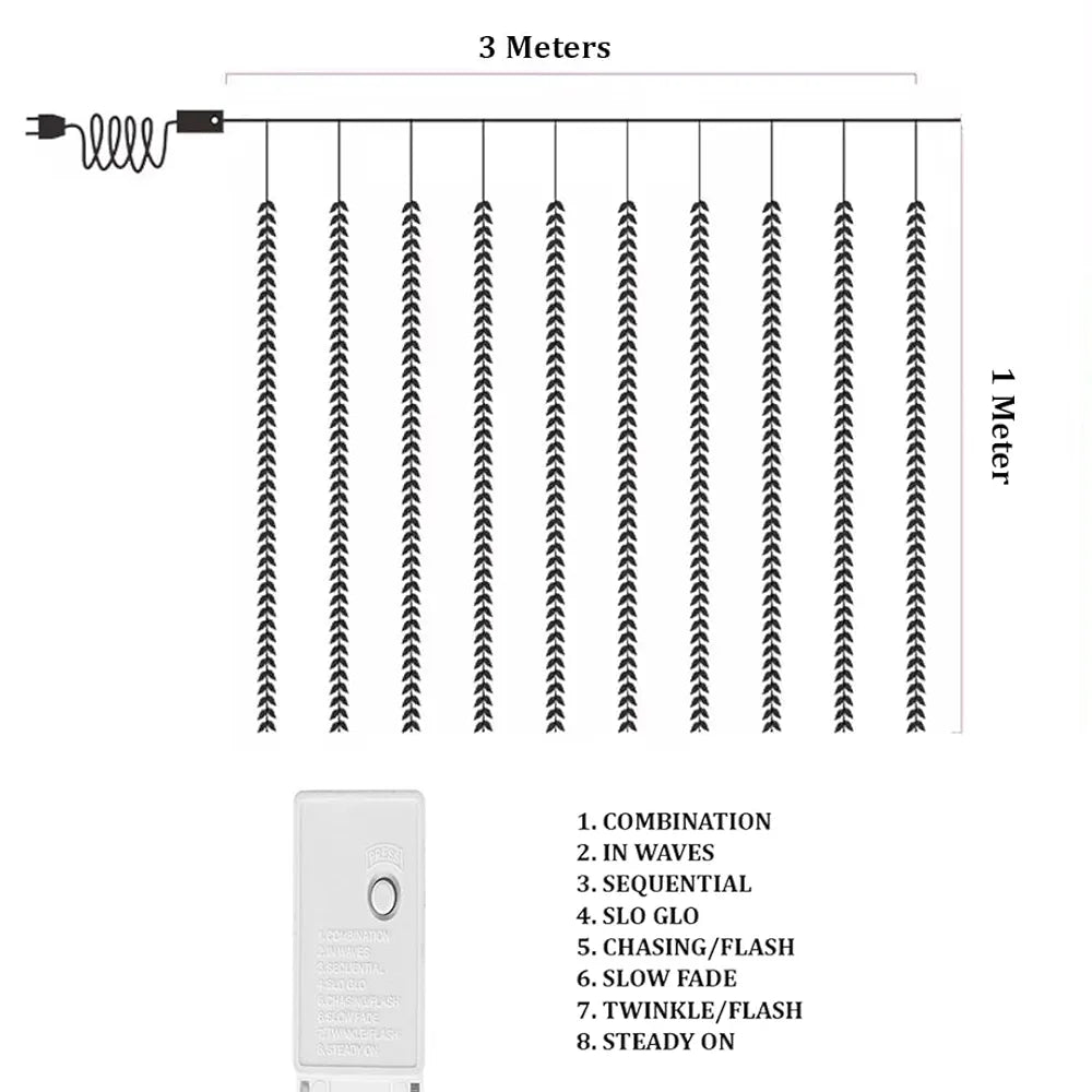 LEAF LED CURTAIN LIGHT