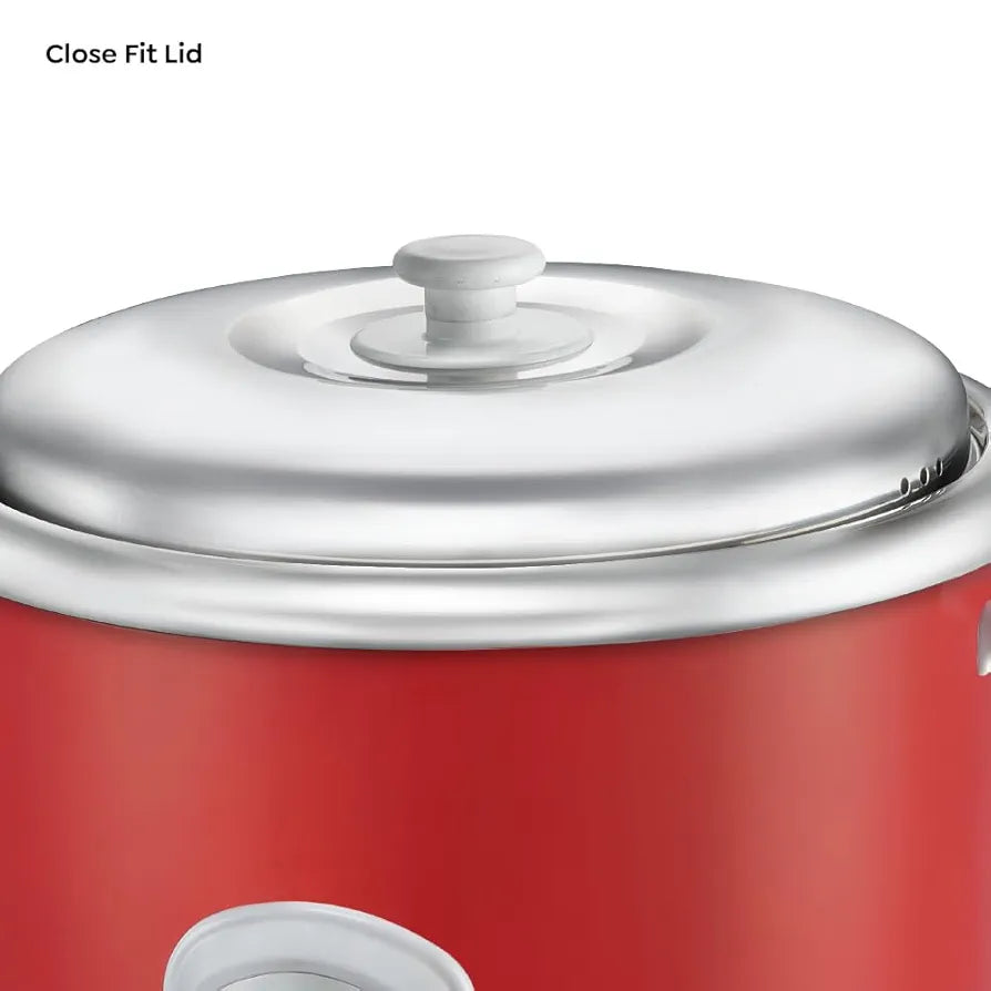 PRESTIGE 42244 RICE COOKER 2.8 CUTE STEEL SILKY RED