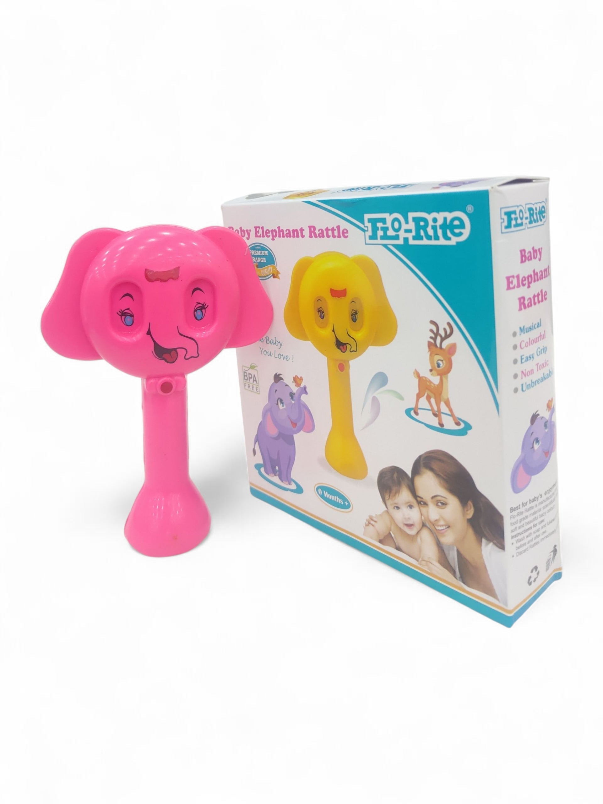 FLO RITE ELEPHANT RATTLE ROSE