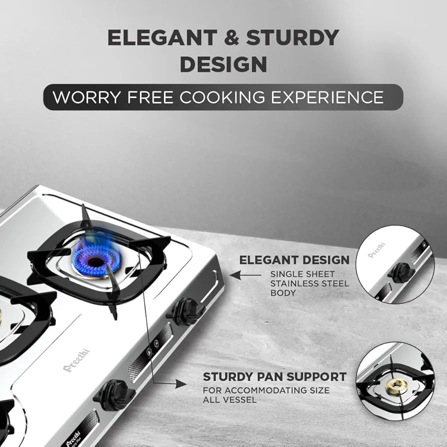 PREETHI COOKTOP SS 3B-GLORY PLUS