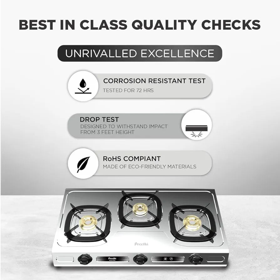 PREETHI COOKTOP SS 3B-GLORY PLUS