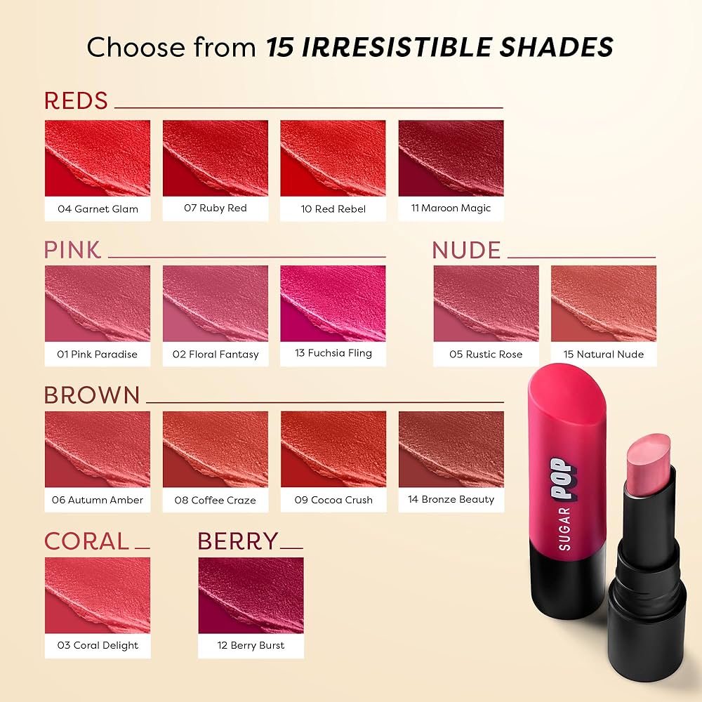 SUGAR POP 10 TRANSFERPROOF LIPSTICK
