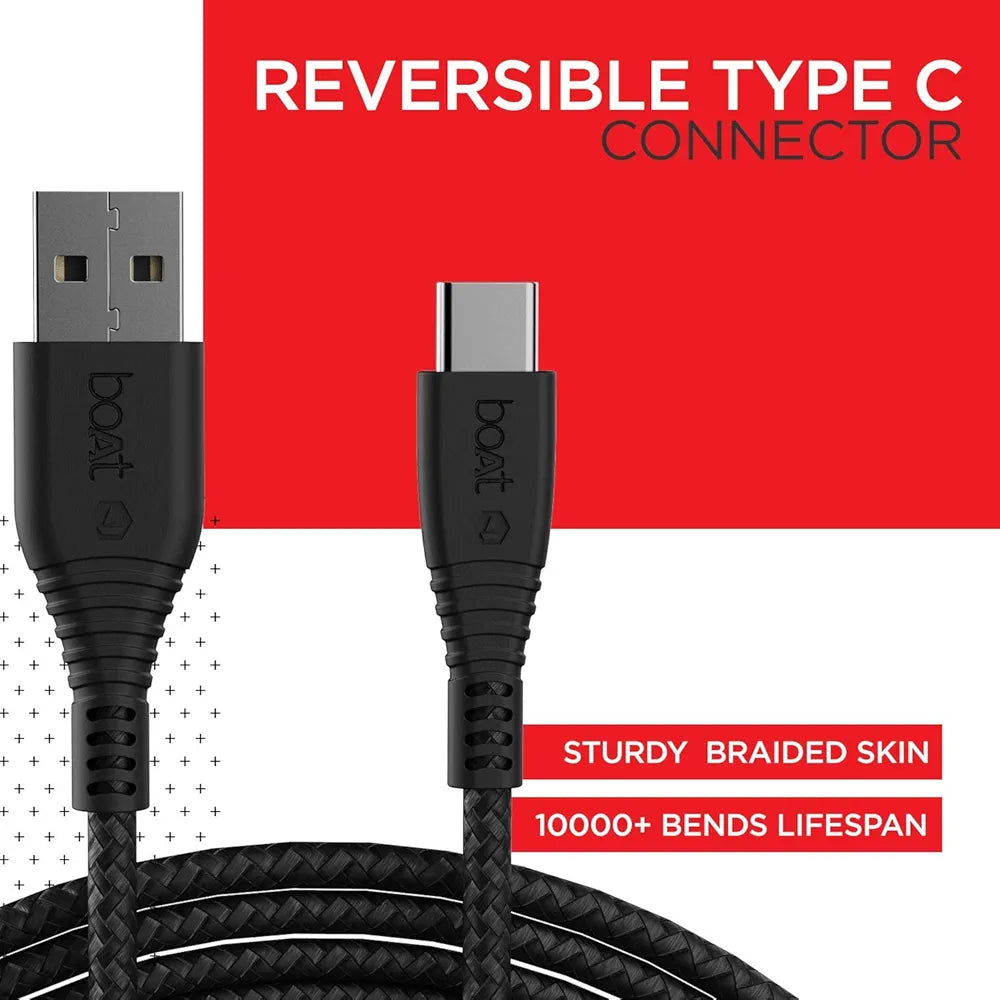 BOAT CABLE A320 TYPE C BLK