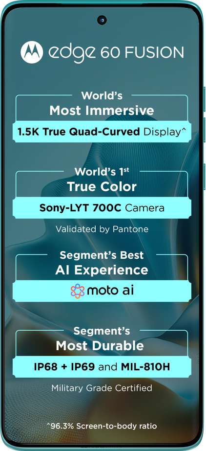Moto Egde 60 Fusion 5G Pantone Amazonite