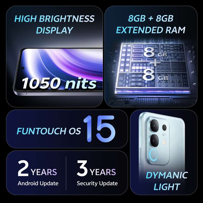VIVO T4x 5G 8/128 Marine Blue