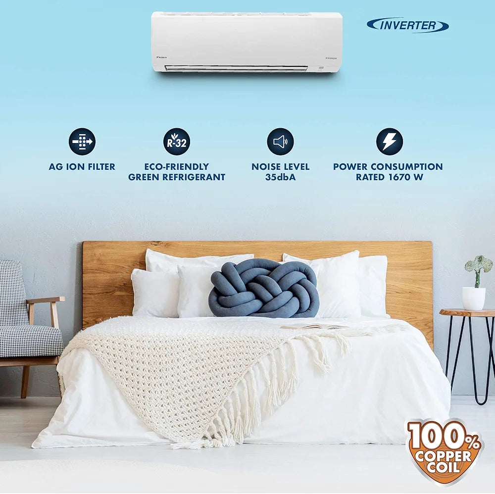 DAIKIN AC 1.5TON INV 3STAR  -ATKL50UV16V