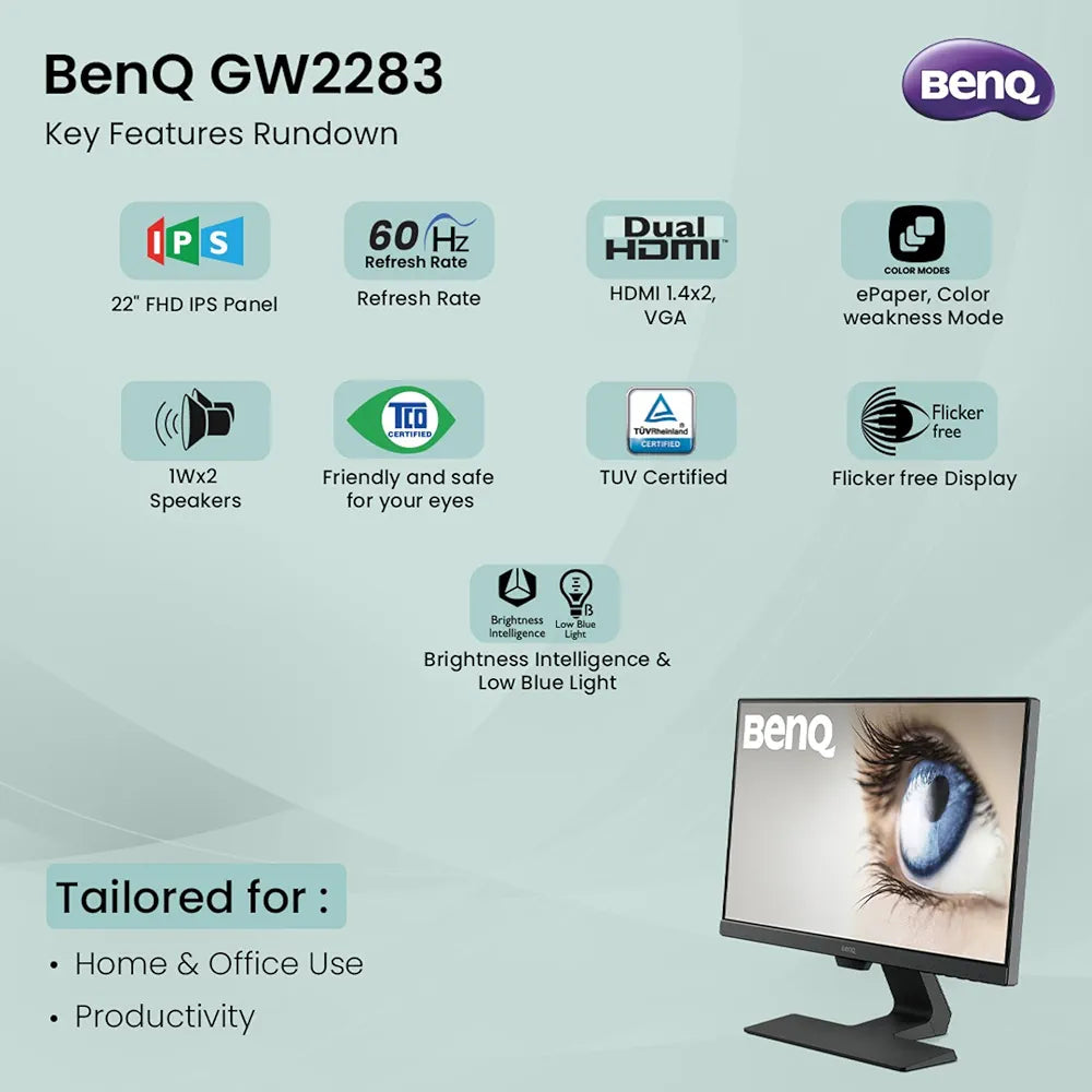 BENQ MONITOR GW2283