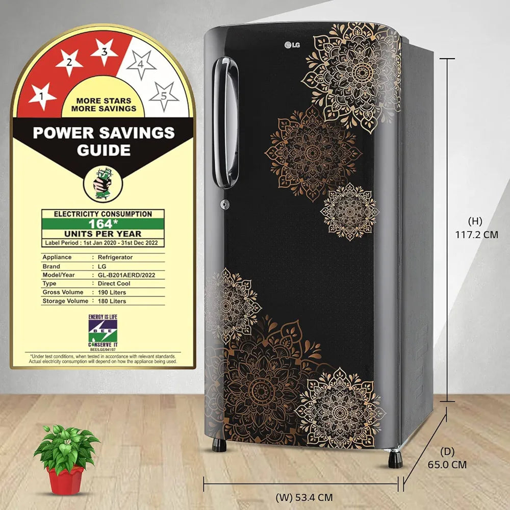 LG FRIDGE 190L B201 AERD