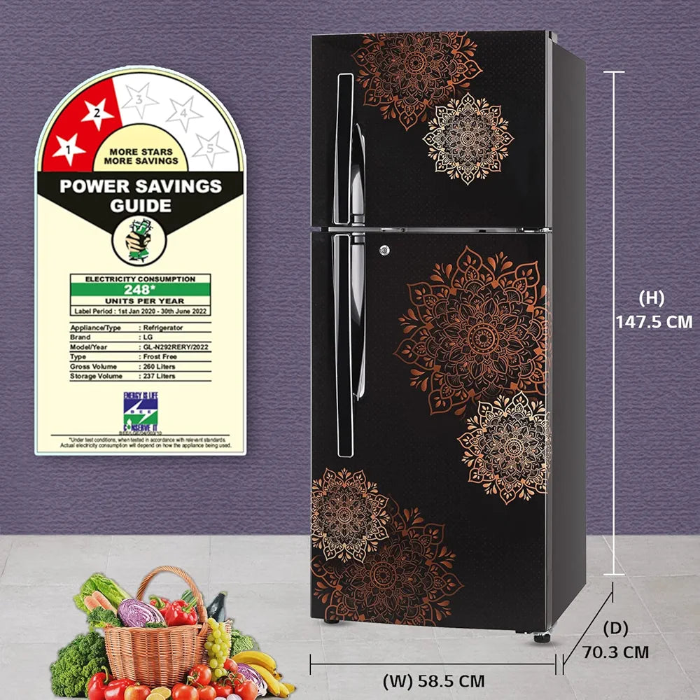 LG FRIDGE 260L N292 RERY