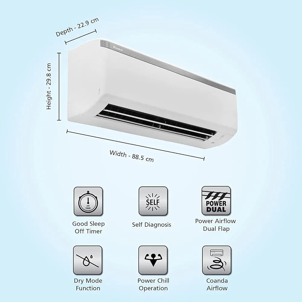 DAIKIN AC 1.5TON 3STAR FTL50UV16