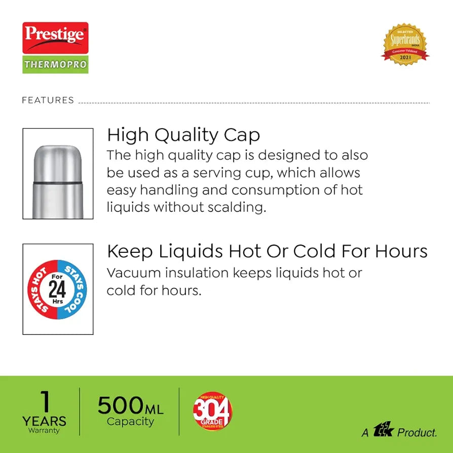 PG 42851 SS FLASK PFSL 2-500ML