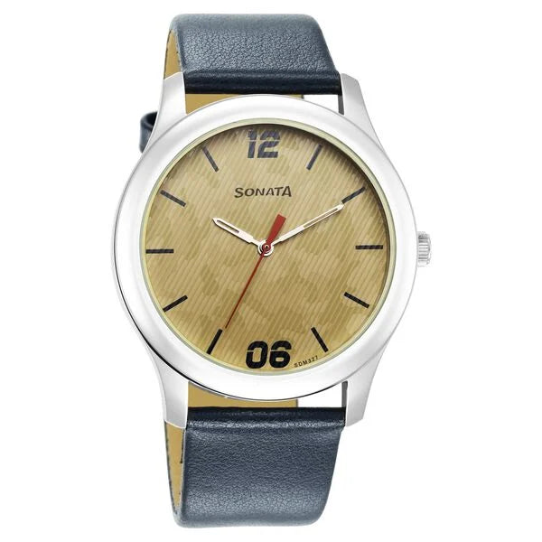 SON 77106SL07W TRNDZ SONATA GENTS WATCH
