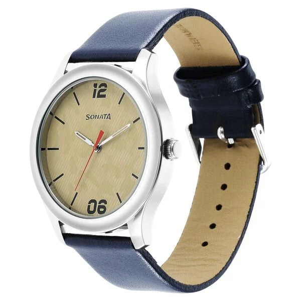 SON 77106SL07W TRNDZ SONATA GENTS WATCH