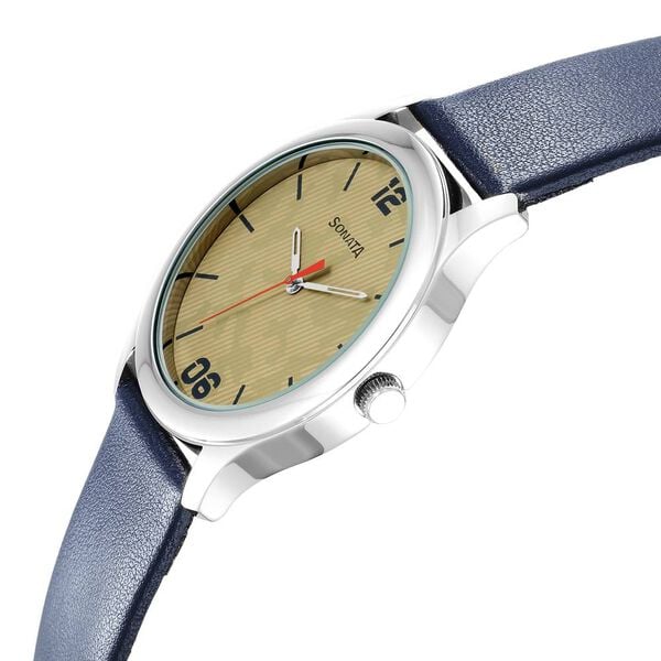 SON 77106SL07W TRNDZ SONATA GENTS WATCH