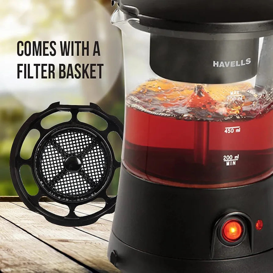 HV TEA COFFEE MAK CRYSTAL GB 600W