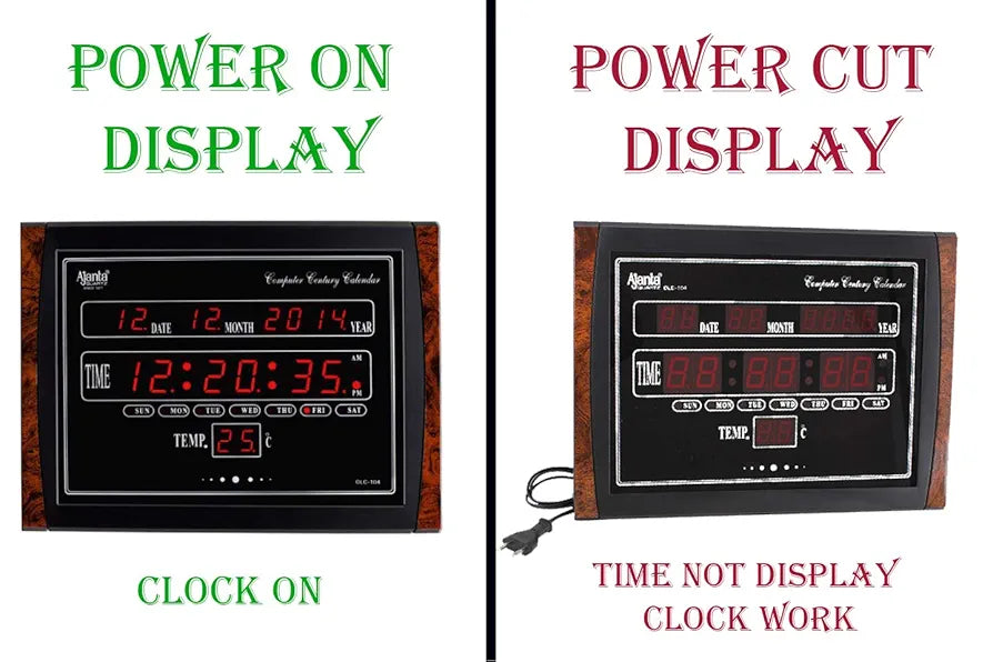 OLC 104 RED CLOCK