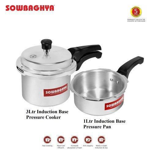 SOW ELITE 3LTR INDU BASE COOKER & PAN