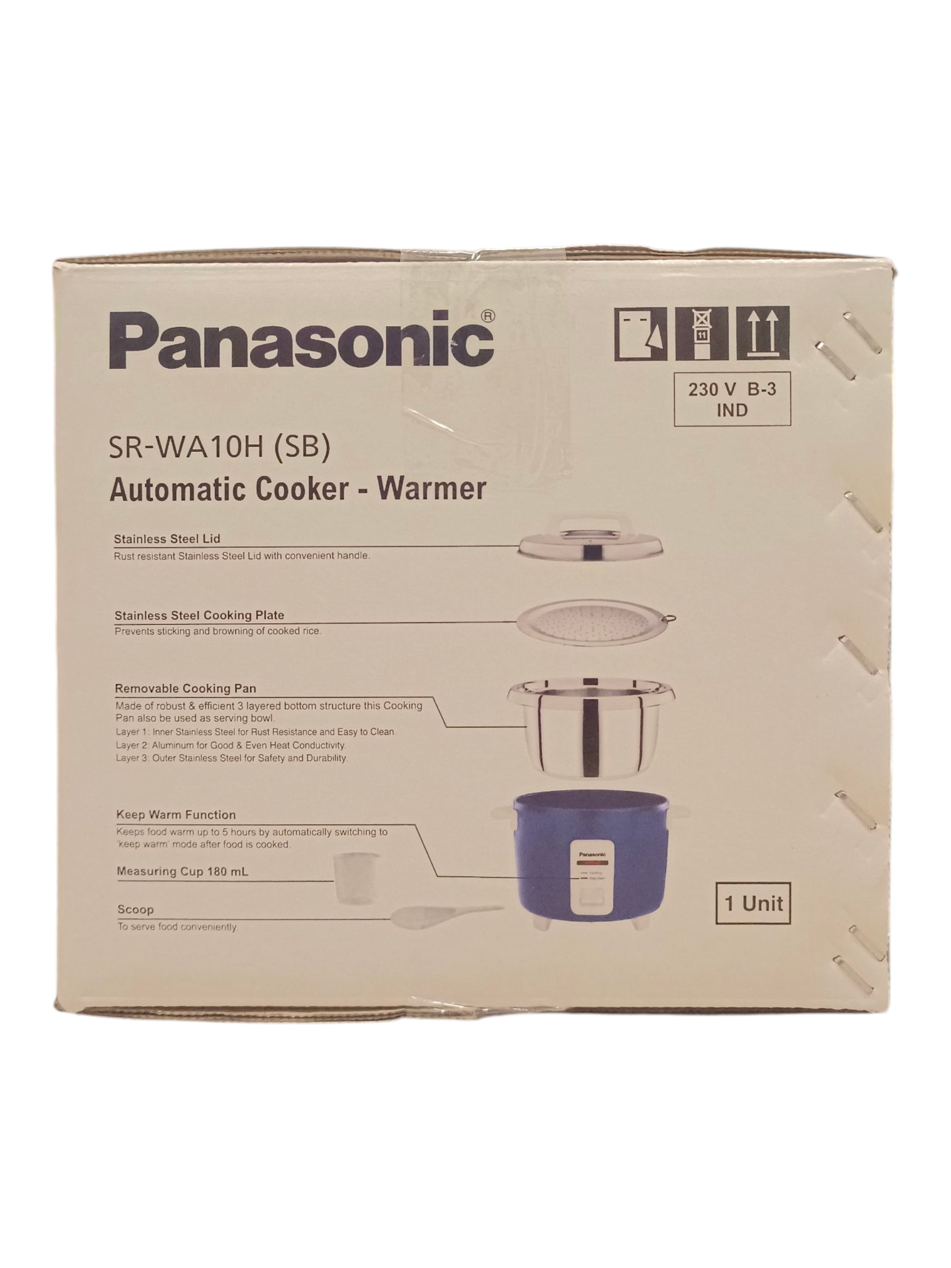 PANASONIC RICE COOKER -SRWA10HS