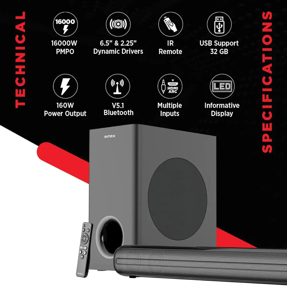 INTEX SOUND BAR BEAST 10000