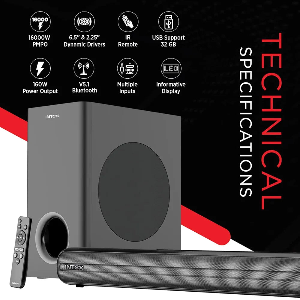 INTEX SOUND BAR BEAST 10000