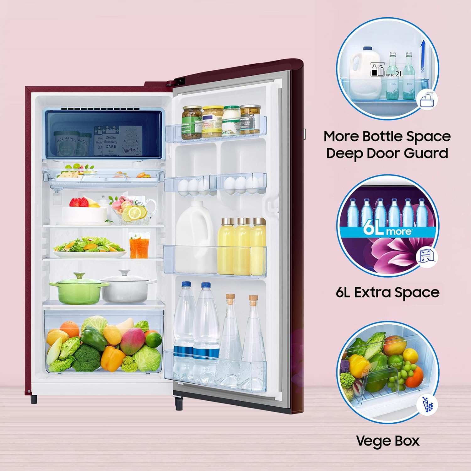 SAMSUNG FRIDGE RR21C2E24HT/HL