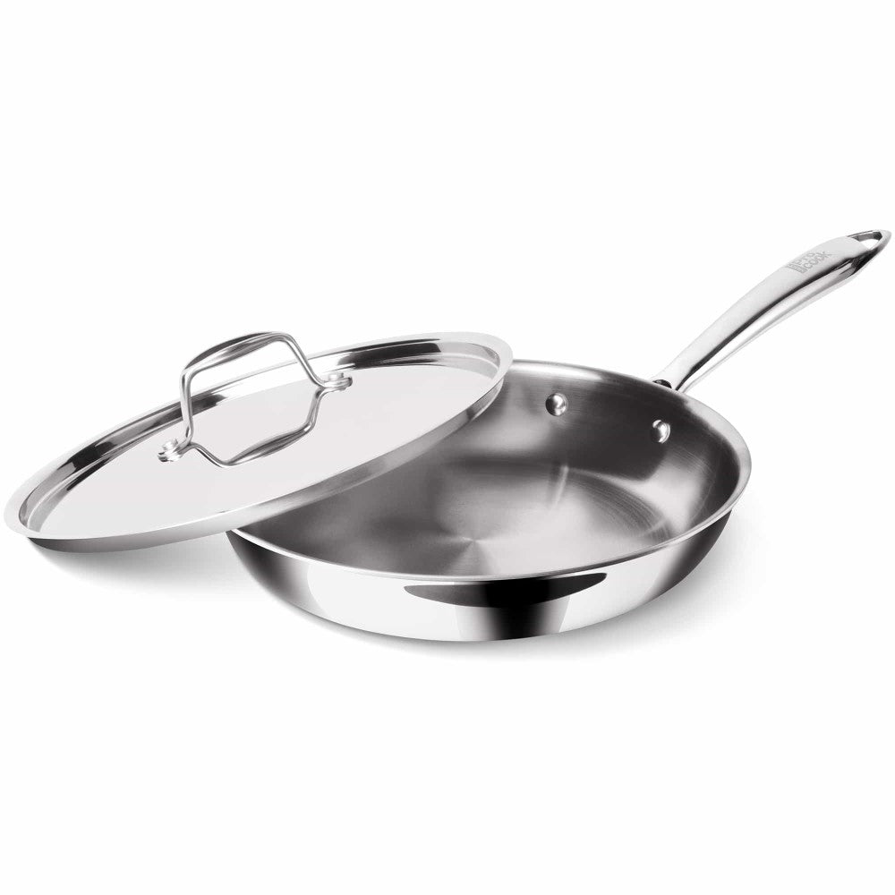 MILTON FRY PAN 26CM LID TRIPLY NONSTICK
