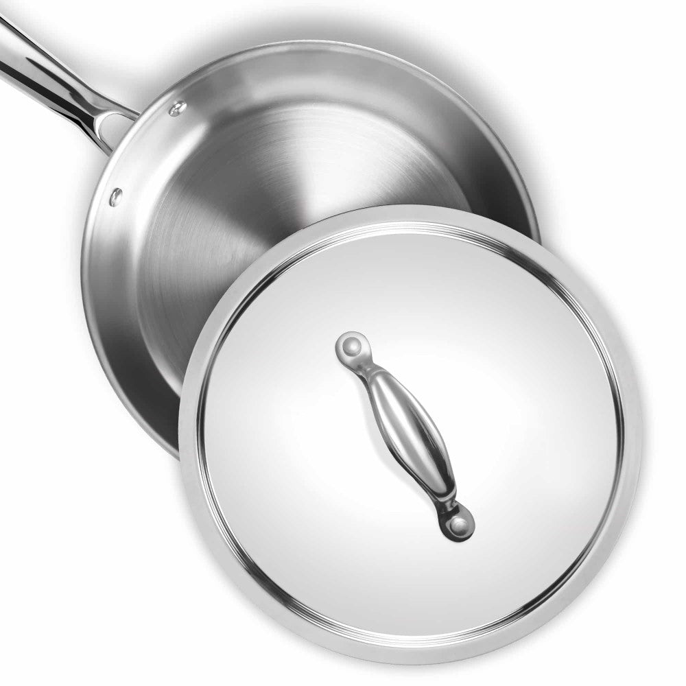 MILTON FRY PAN 26CM LID TRIPLY NONSTICK