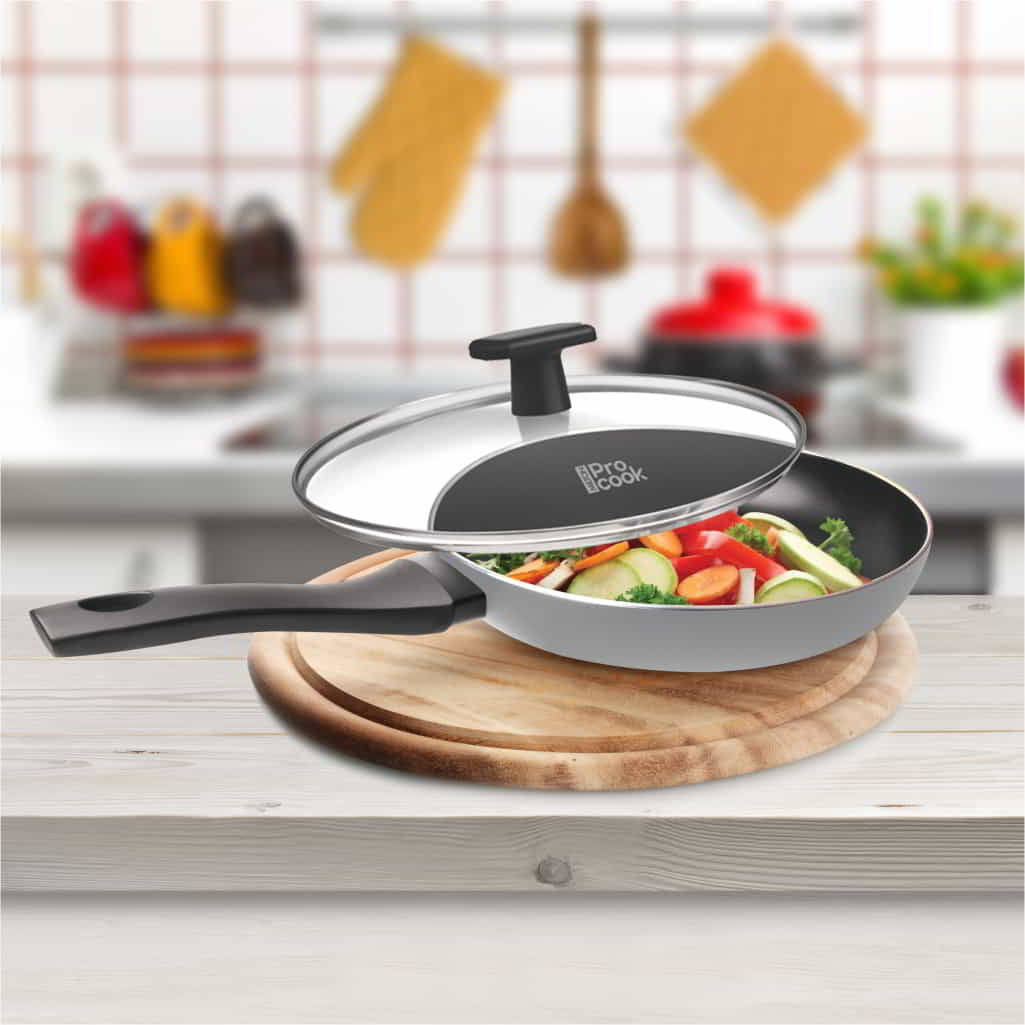 MILTON FRYPAN 28CM INDUCTION BLKPEARL