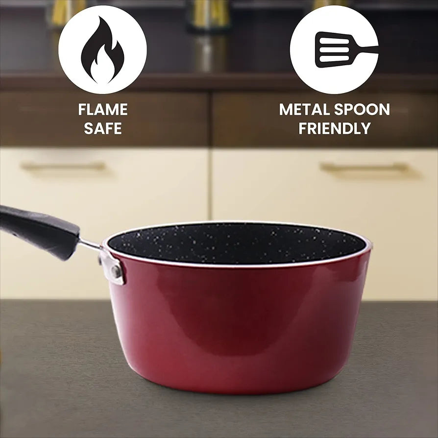 MILTON SAUCEPAN 18CM GRANITO NONSTICK