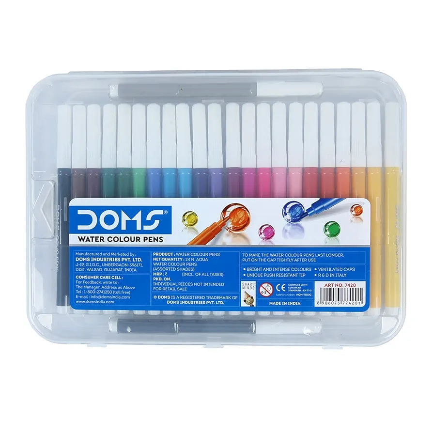 DOMS 7420 24CLR AQUA Water  Pen