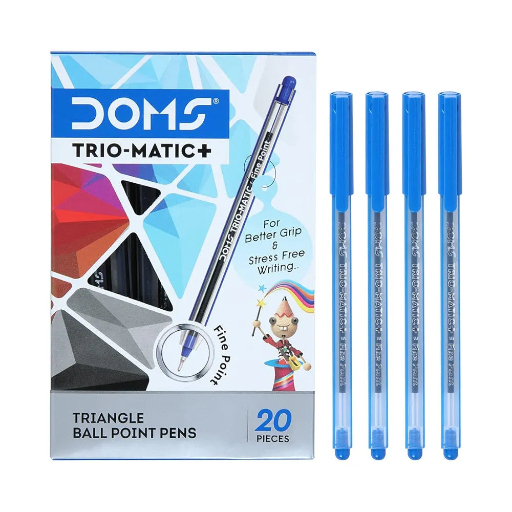 DOMS 8304 D TRIO MATIC PEN BL