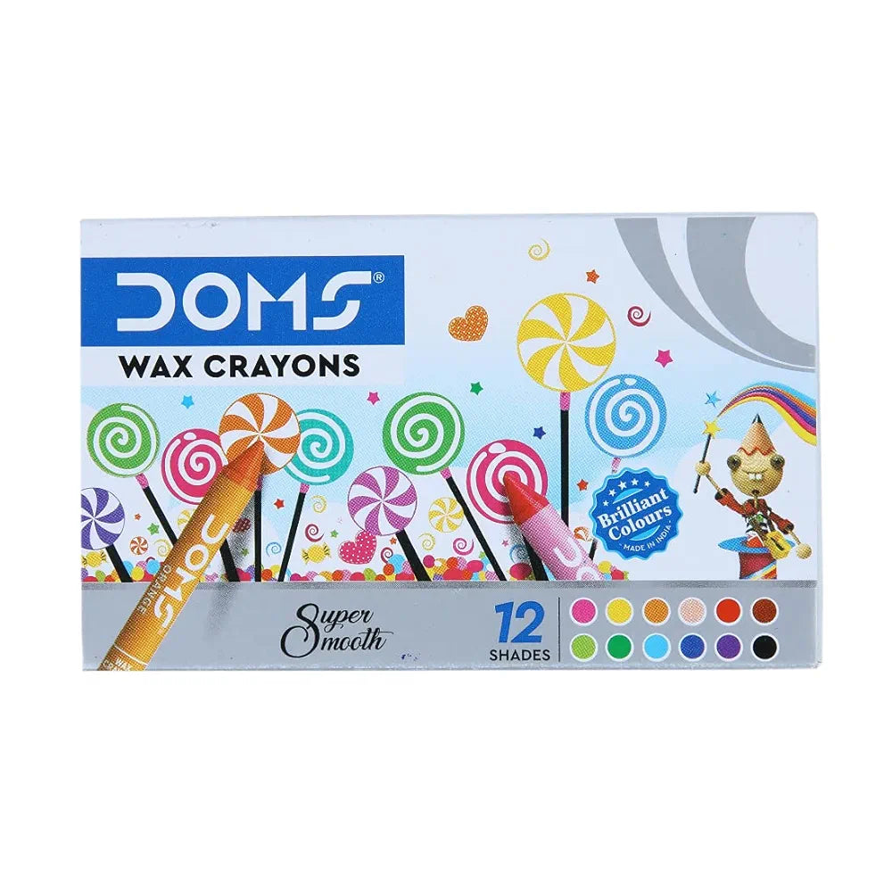 DOMS 3448 WAX CRAYONS