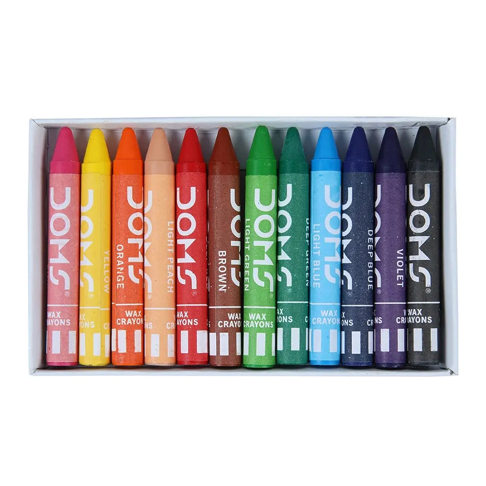DOMS 3448 WAX CRAYONS