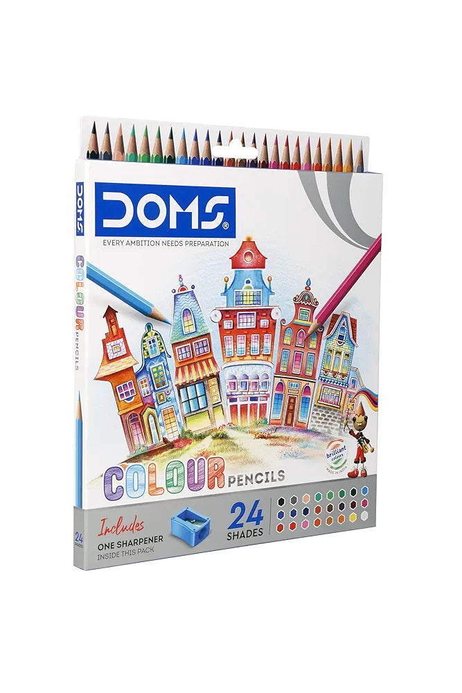 DOMS COLOUR PENCIL 3446 FSC 24 COL PENCIL