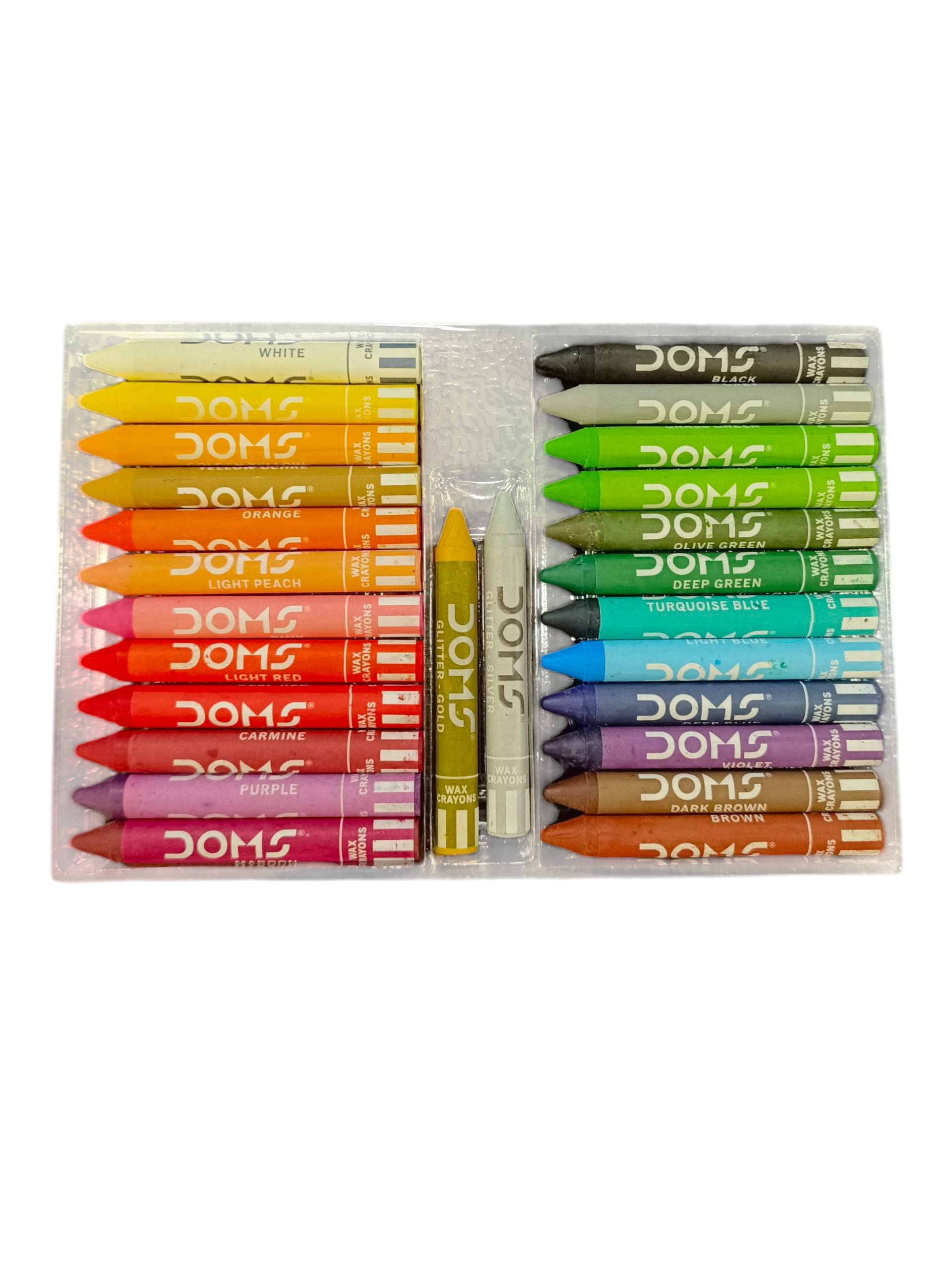 DOMS 3469 JUMBO WAX CRAYONS 24 SHADE