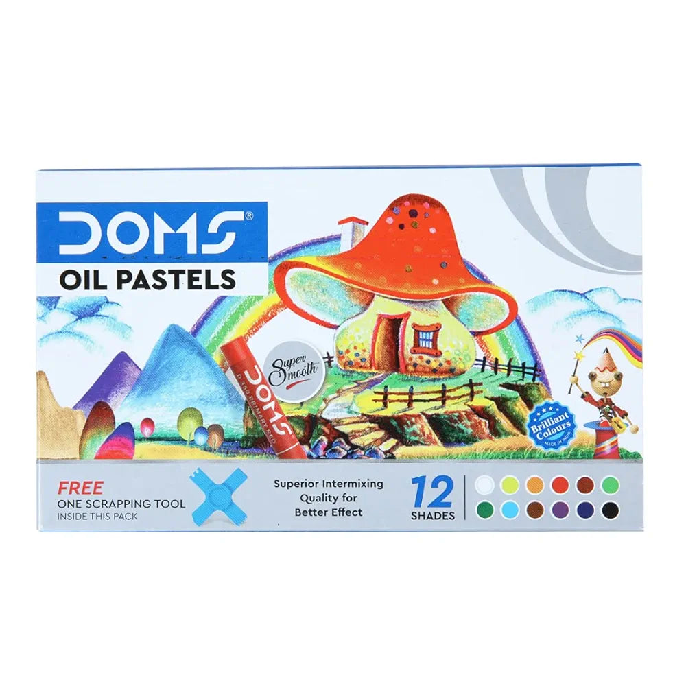 DOMS 7908 OIL PASTLE 12 SHADES