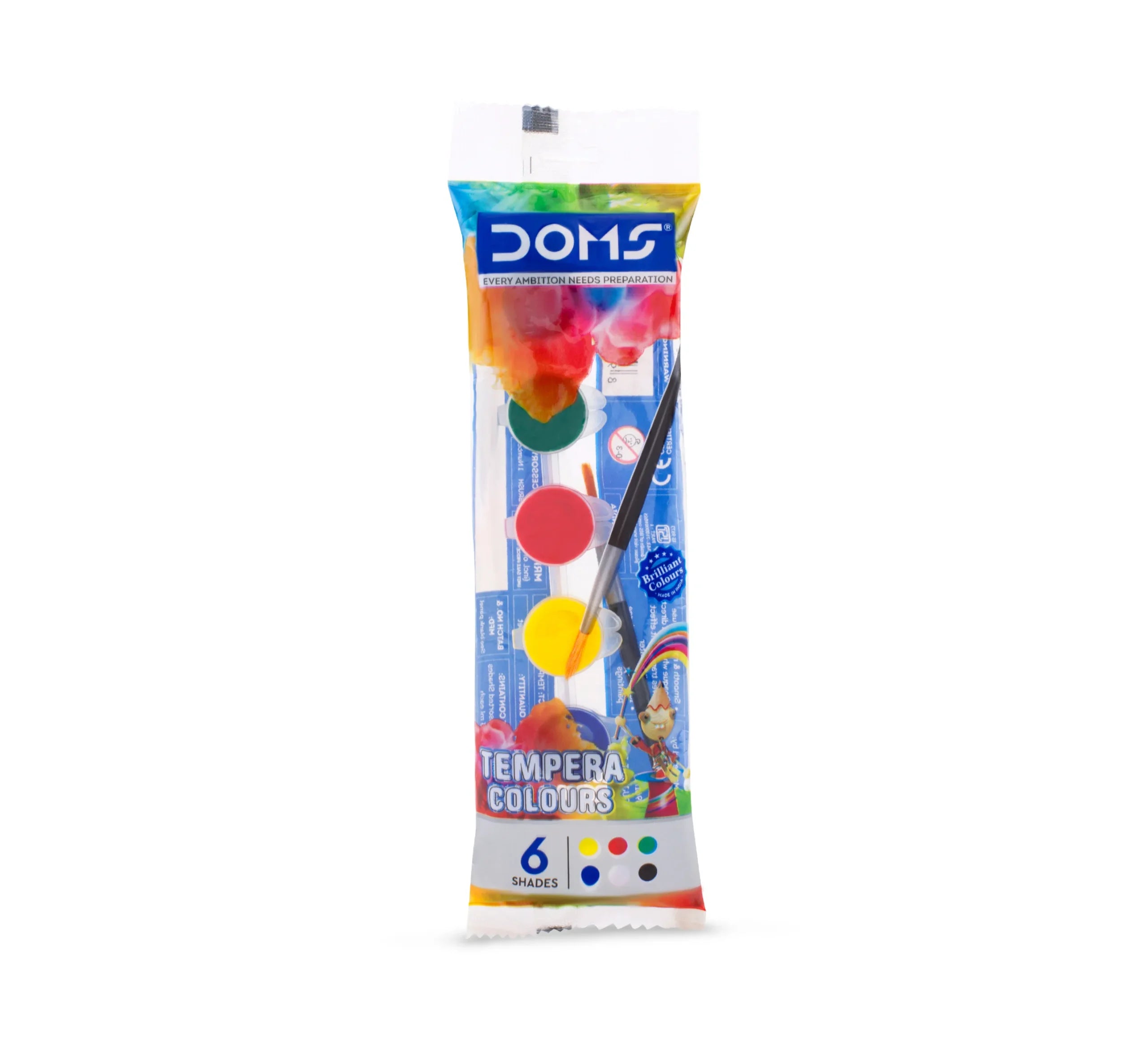 DOMS 3454 TEMPRA COL 6 SHADES