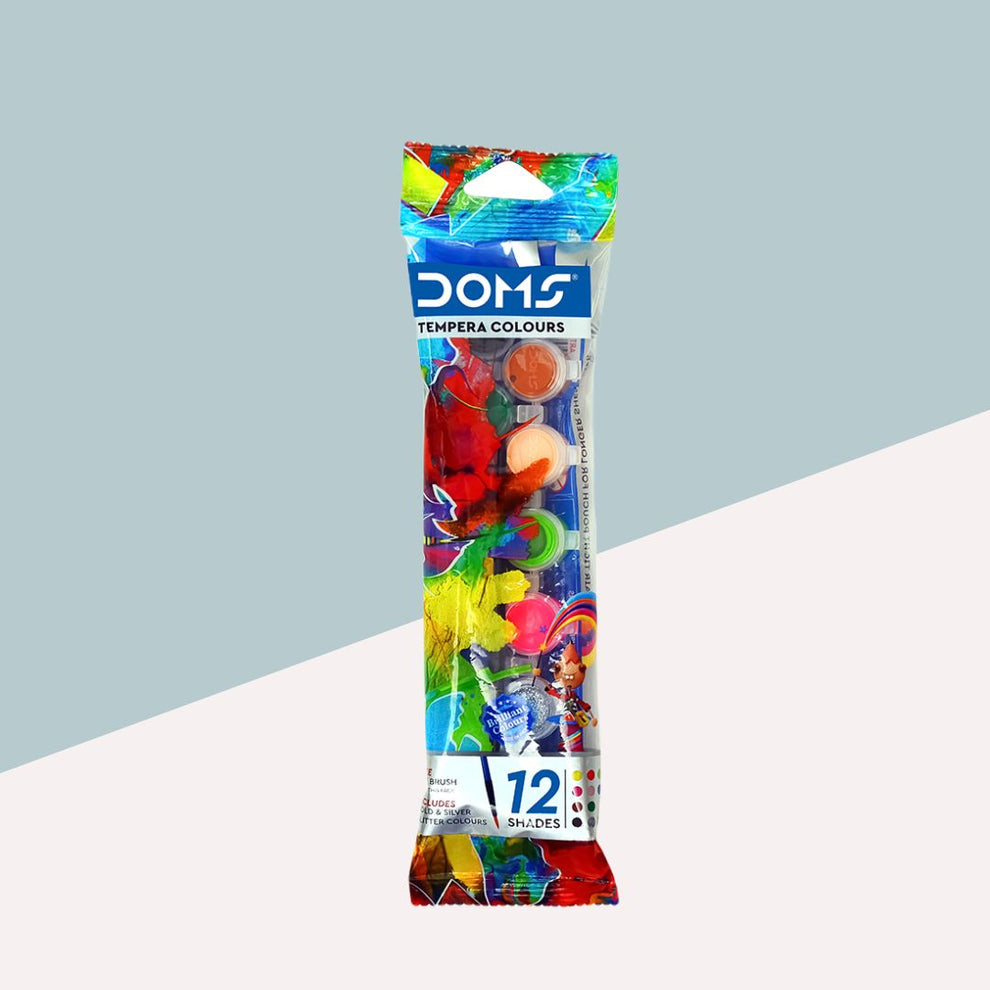 DOMS 3456 TEMPRA COL 12 SHADES