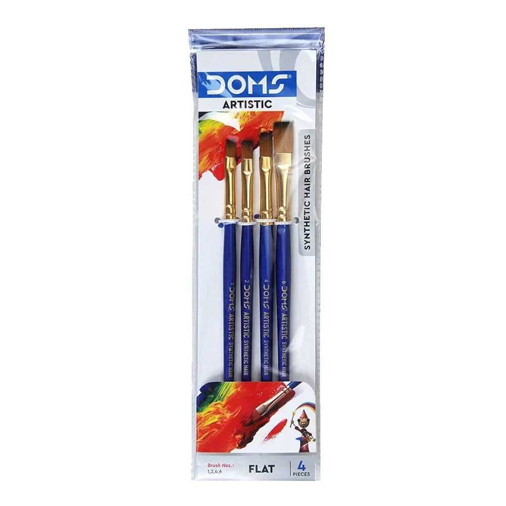 DOMS 8063 SYN LAT BRUSH SET4