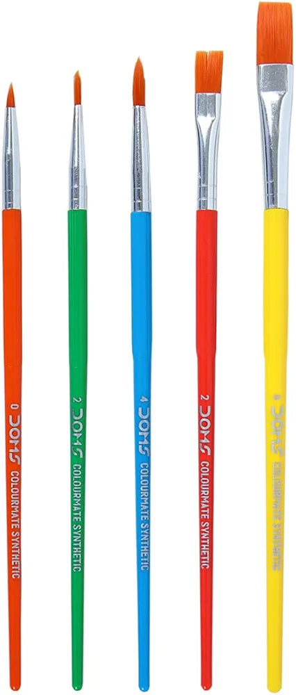 DOMS 8339 COLMATE COMBO SY BRUSH RND FLAT