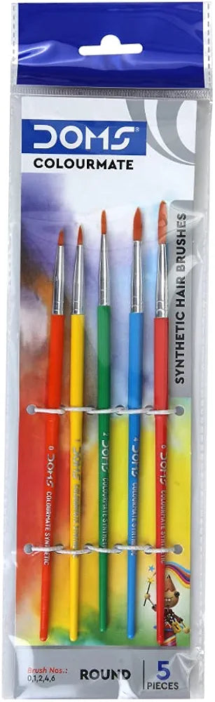 DOMS 8341 COLORMATE  BRUSH ROUND