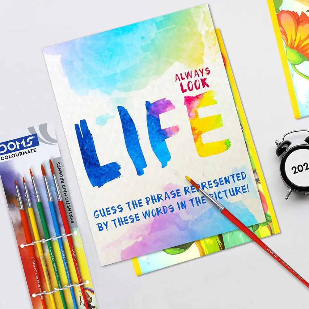 DOMS 8341 COLORMATE  BRUSH ROUND