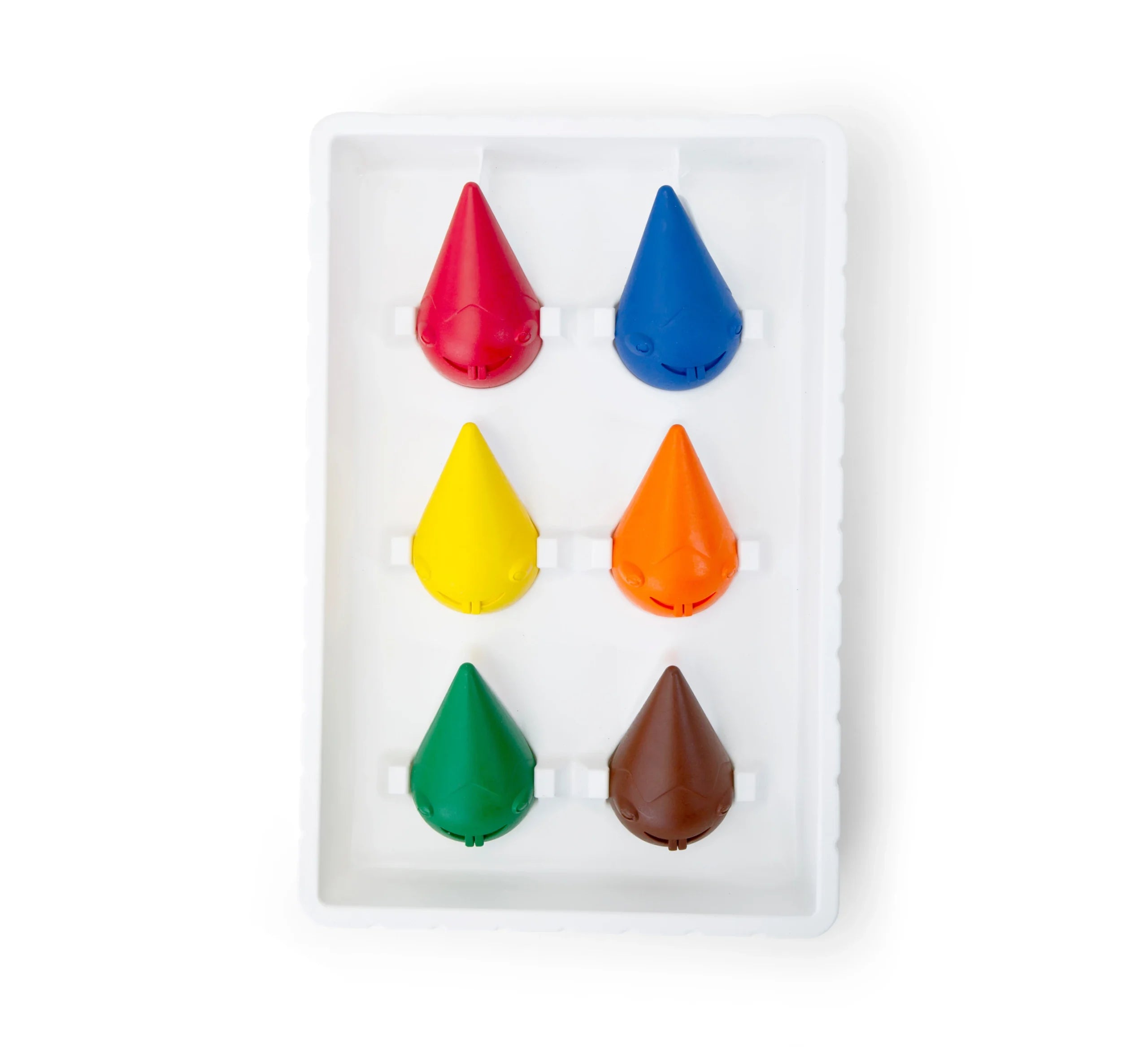 DOMS 8354 GRIPPIE CRAYONS 6SHADE